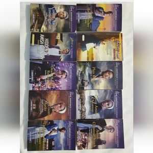 :* Lot of 10 used Love Inspired suspense romance Christian paperback books Lot5